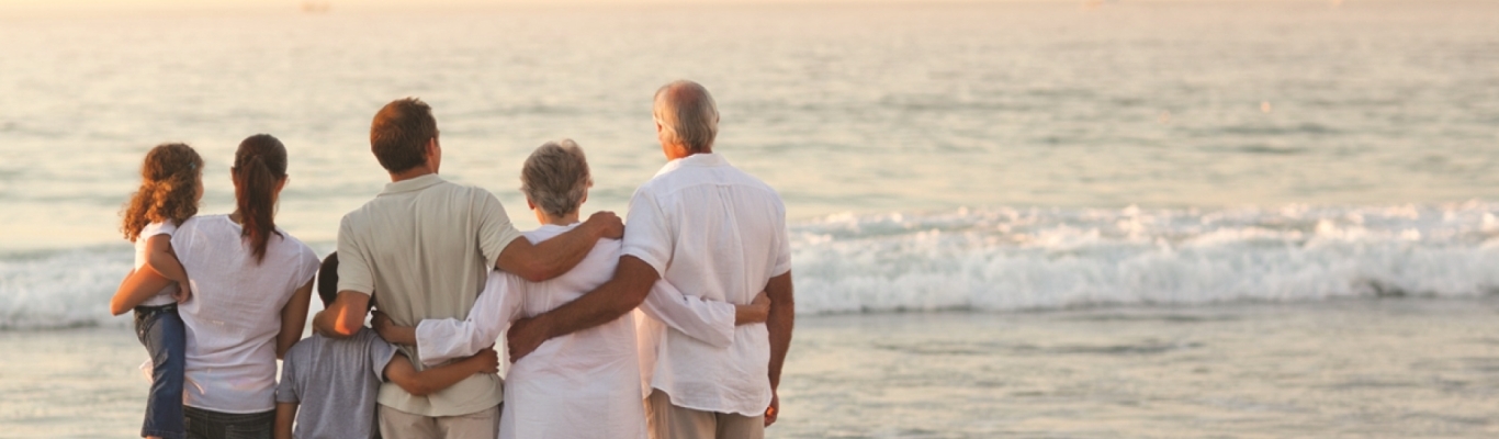 Multi-Generational Family on Beach